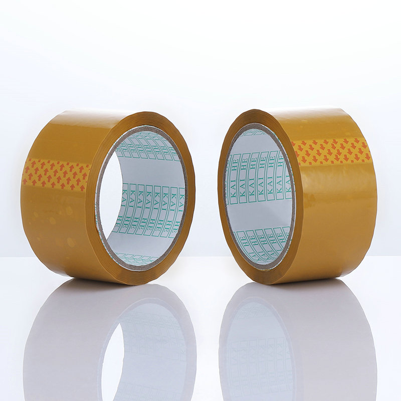 Harga pabrik super Perekat Tinggi berwarna Logo Kustom Dicetak Bopp Packing Tape / Bopp Packaging Tape