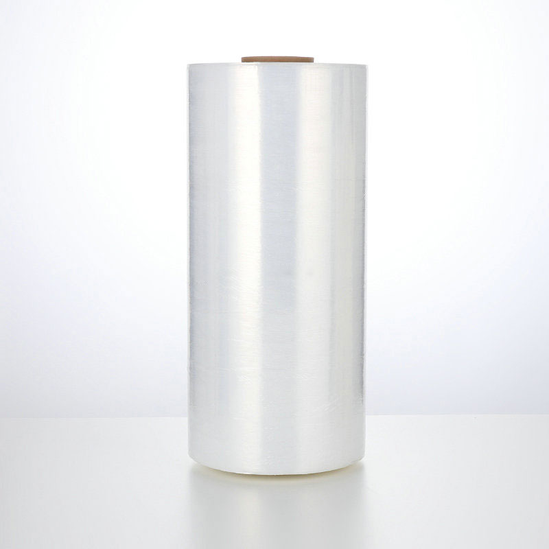 LLDPE stretch wrap palet wrap stretch film jumbo roll stretch film 1 pembeli