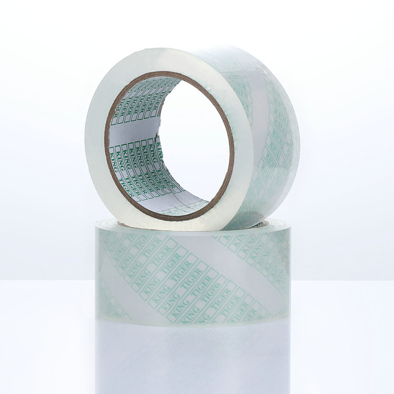 Clear BOPP Carton Sealing tape kemasan pita perekat roll tape transparan